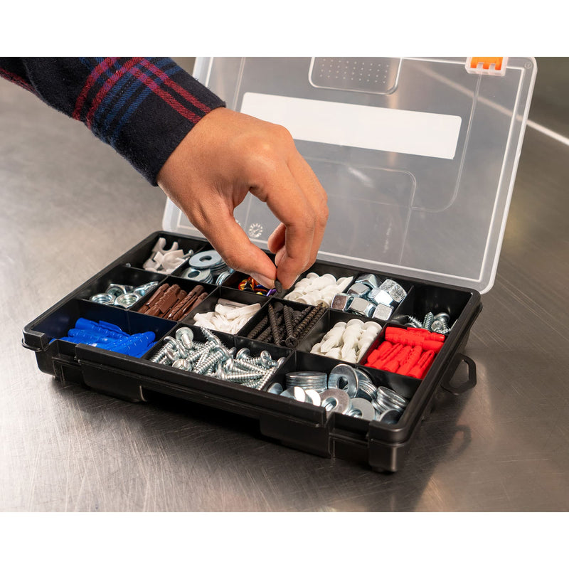 Organizador 11" con 15 compartimentos,  Truper
