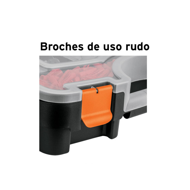 Organizador 11" con 15 compartimentos,  Truper