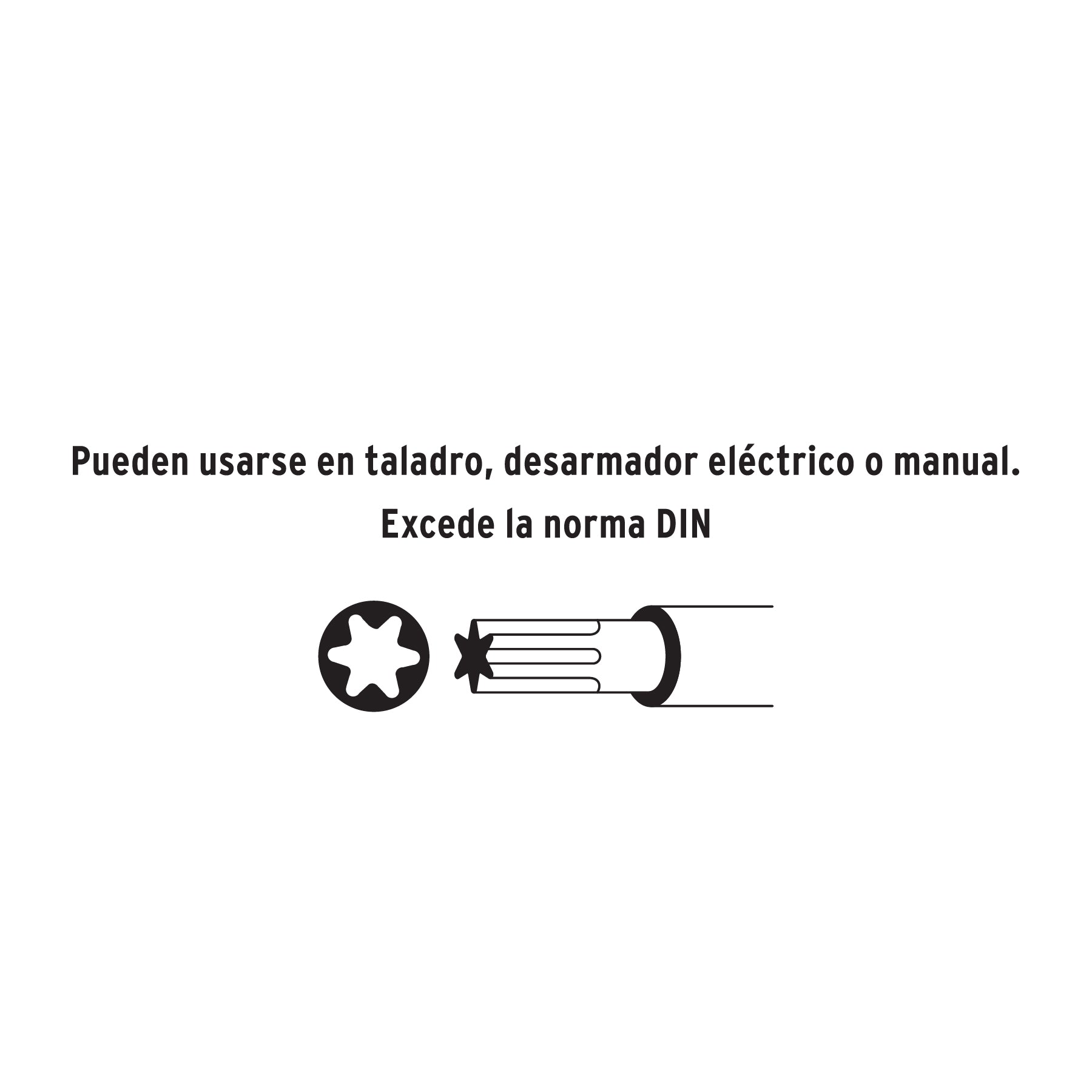Juego de 7 puntas torx combinadas con seguro largo 2", Expert