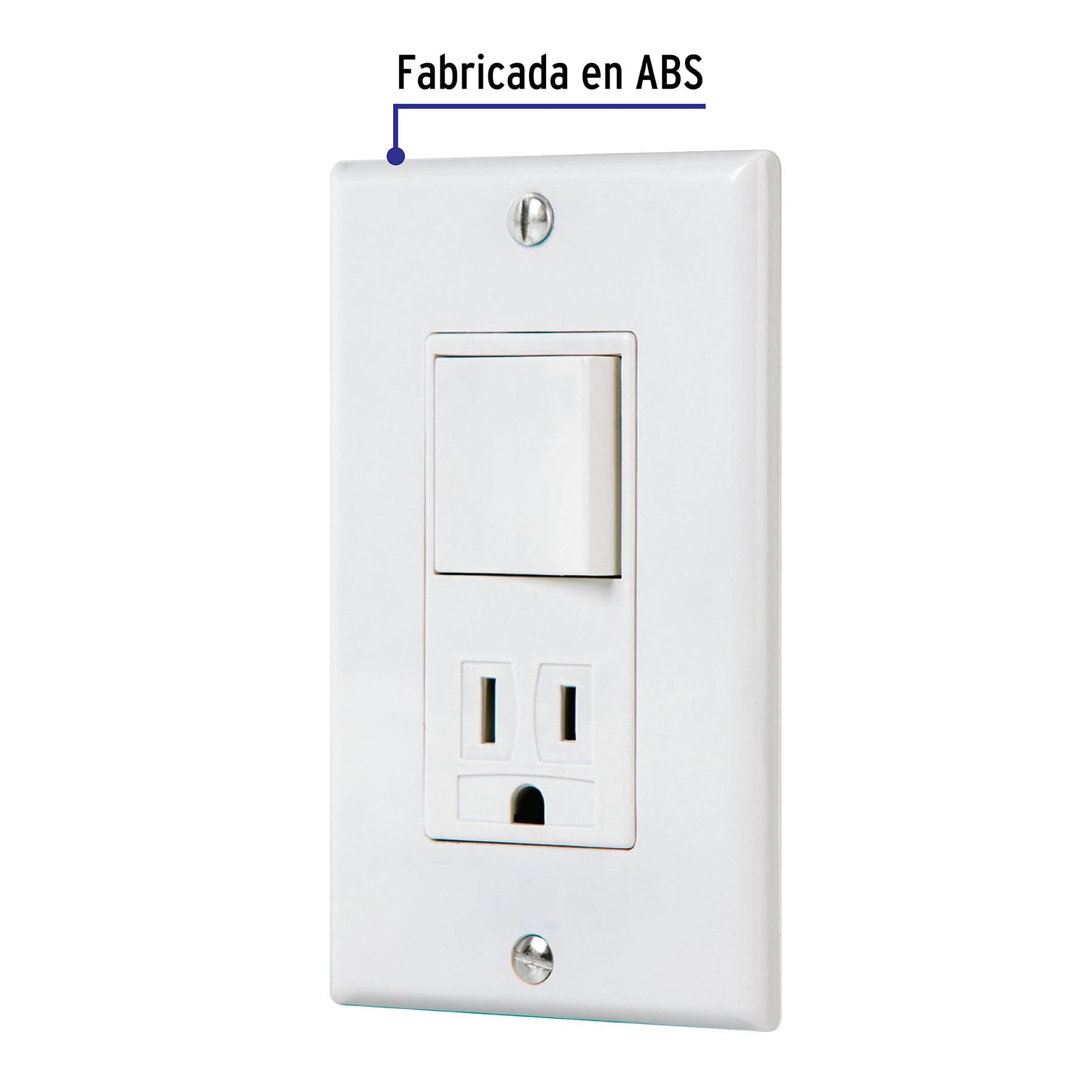 Placa armada contacto e interruptor Classic, Volteck