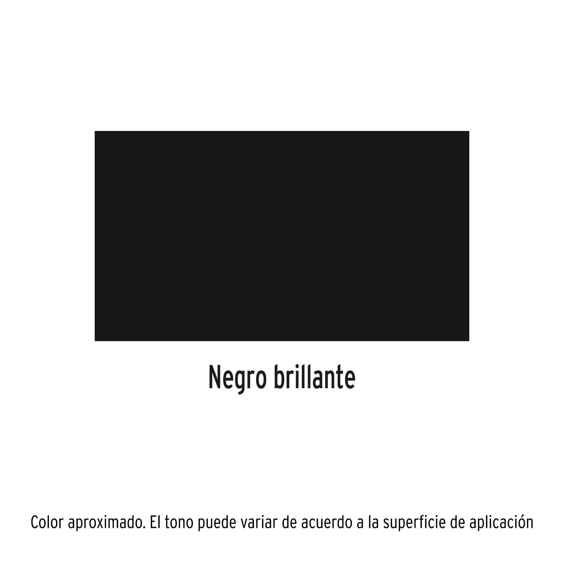 Pintura en aerosol,negro brillante, 400ml, Pretul