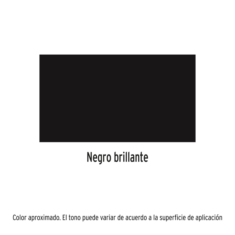 Pintura en aerosol,  negro brillante,  400 ml,  Pretul