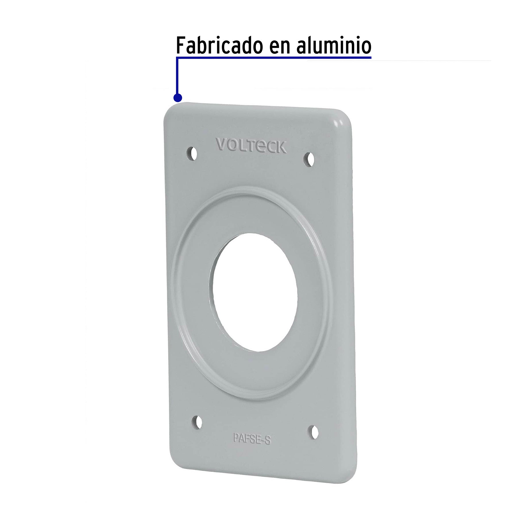 Placa para intemperie tipo FS, sencilla, de sobreponer