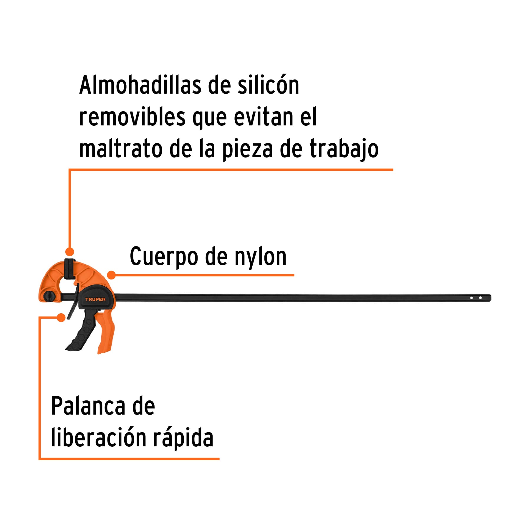 Prensa con ajuste rápido 24"