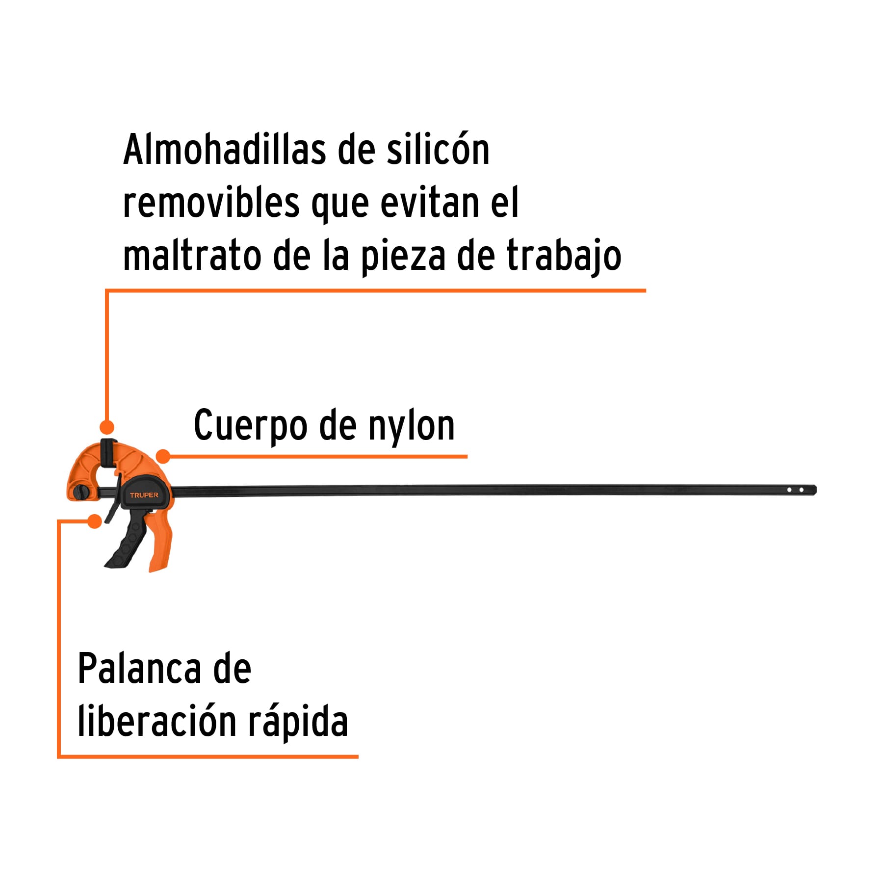 Prensa con ajuste rápido 30"