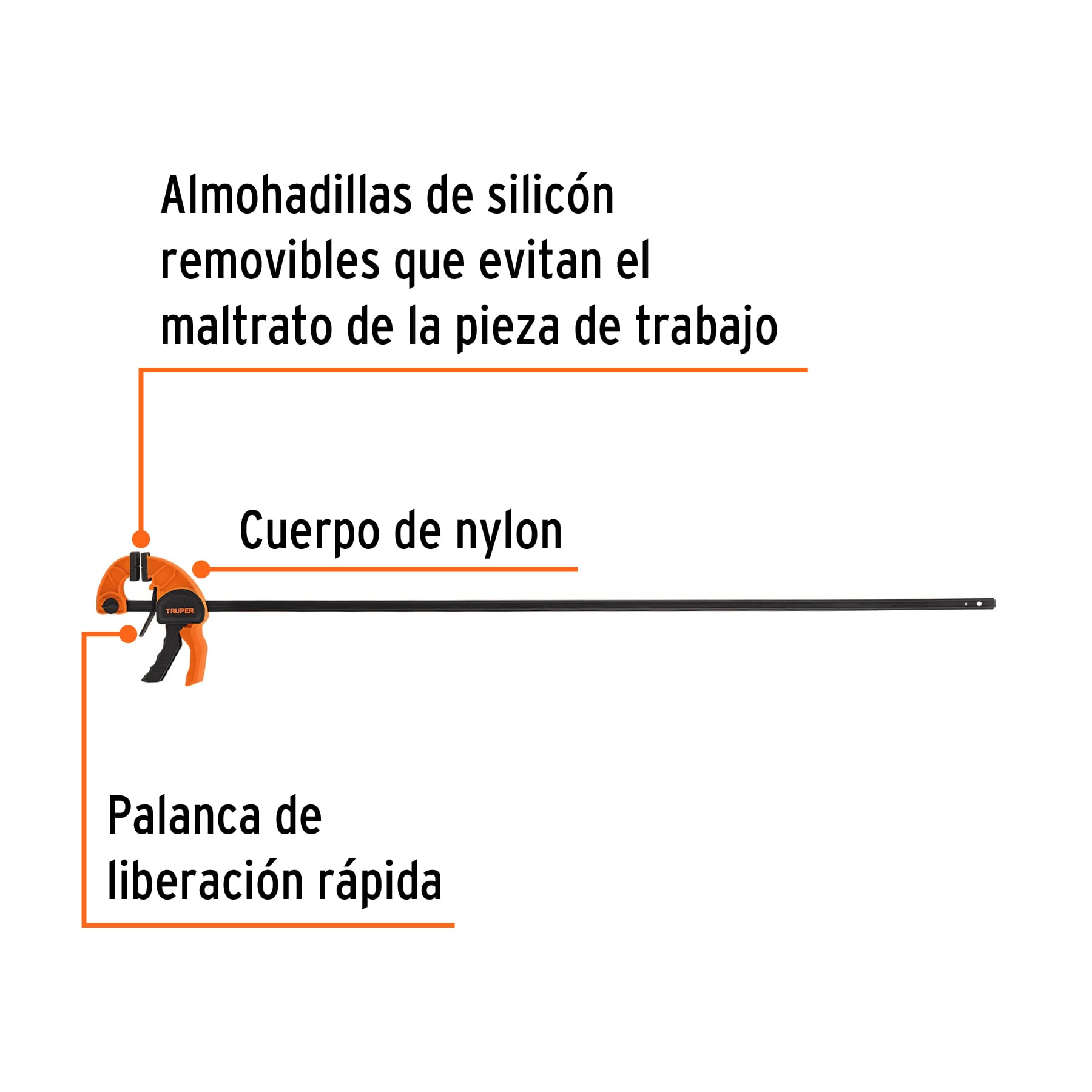 Prensa con ajuste rápido 36"