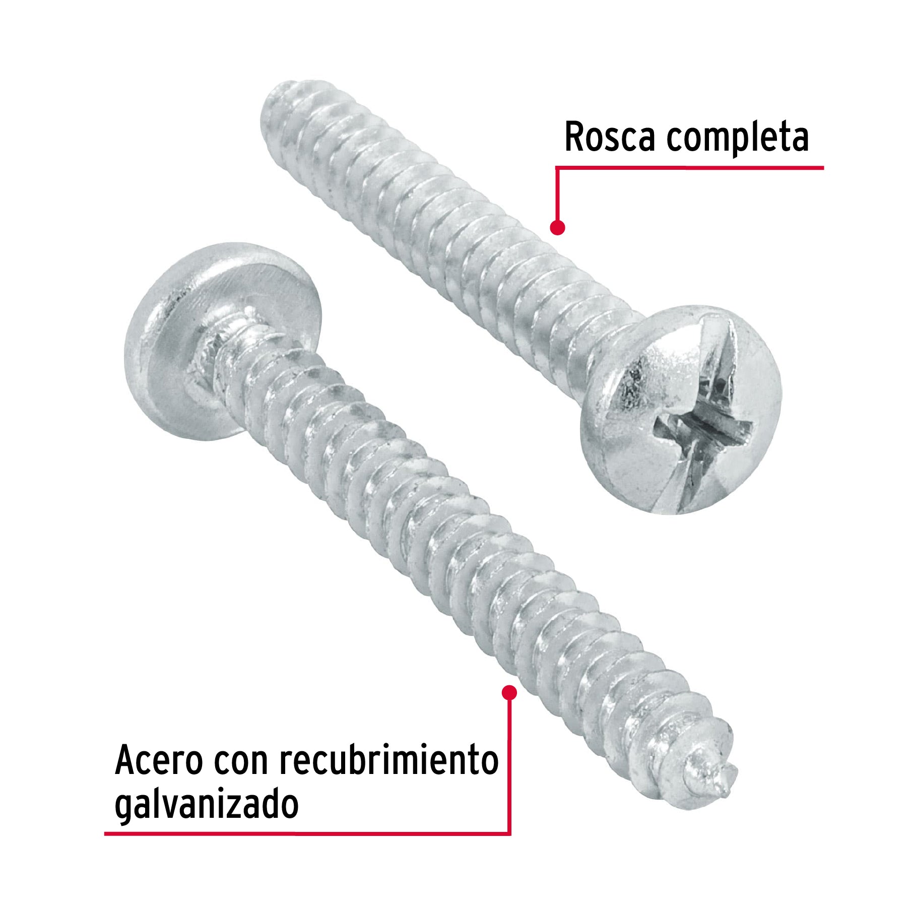 Bolsa con 150 pijas para lámina, #10 x 1-1/2", Fiero