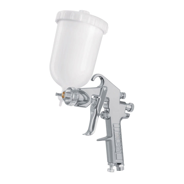 Pistola para pintar gravedad LVMP vaso plástico,  1.4 mm,  Truper