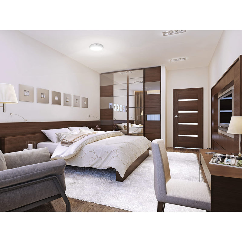 Luminario blanco de LED 24 W redondo tipo plafón luz de día