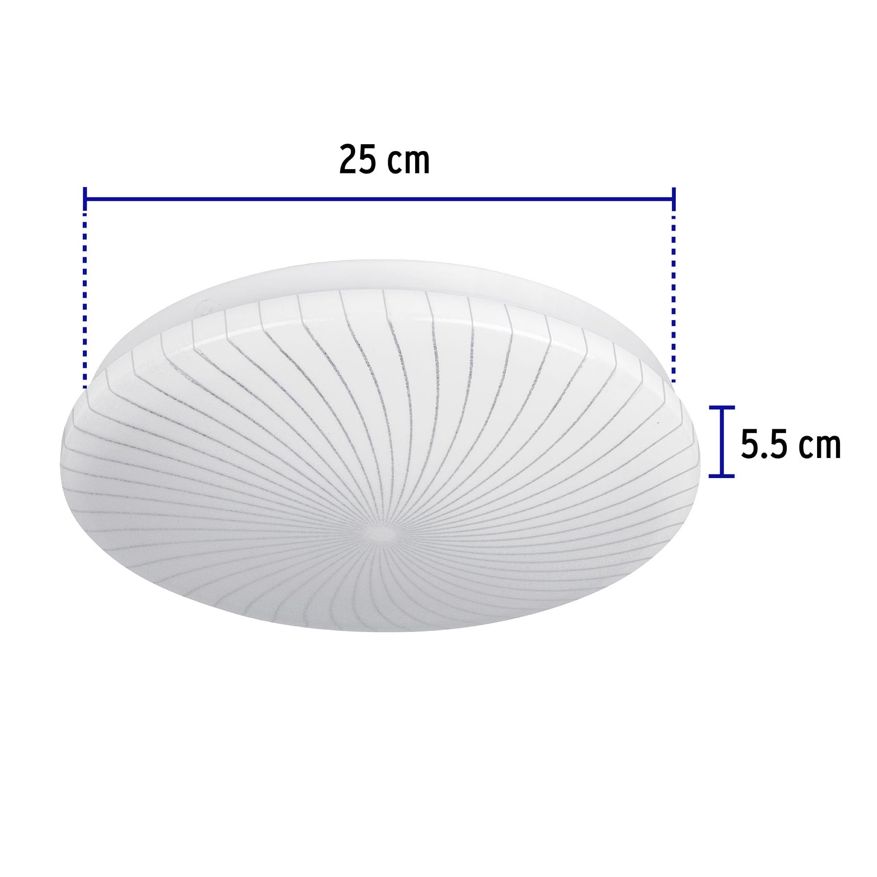 Luminario LED 15W plafón decorativo espiral luz de día,BASIC