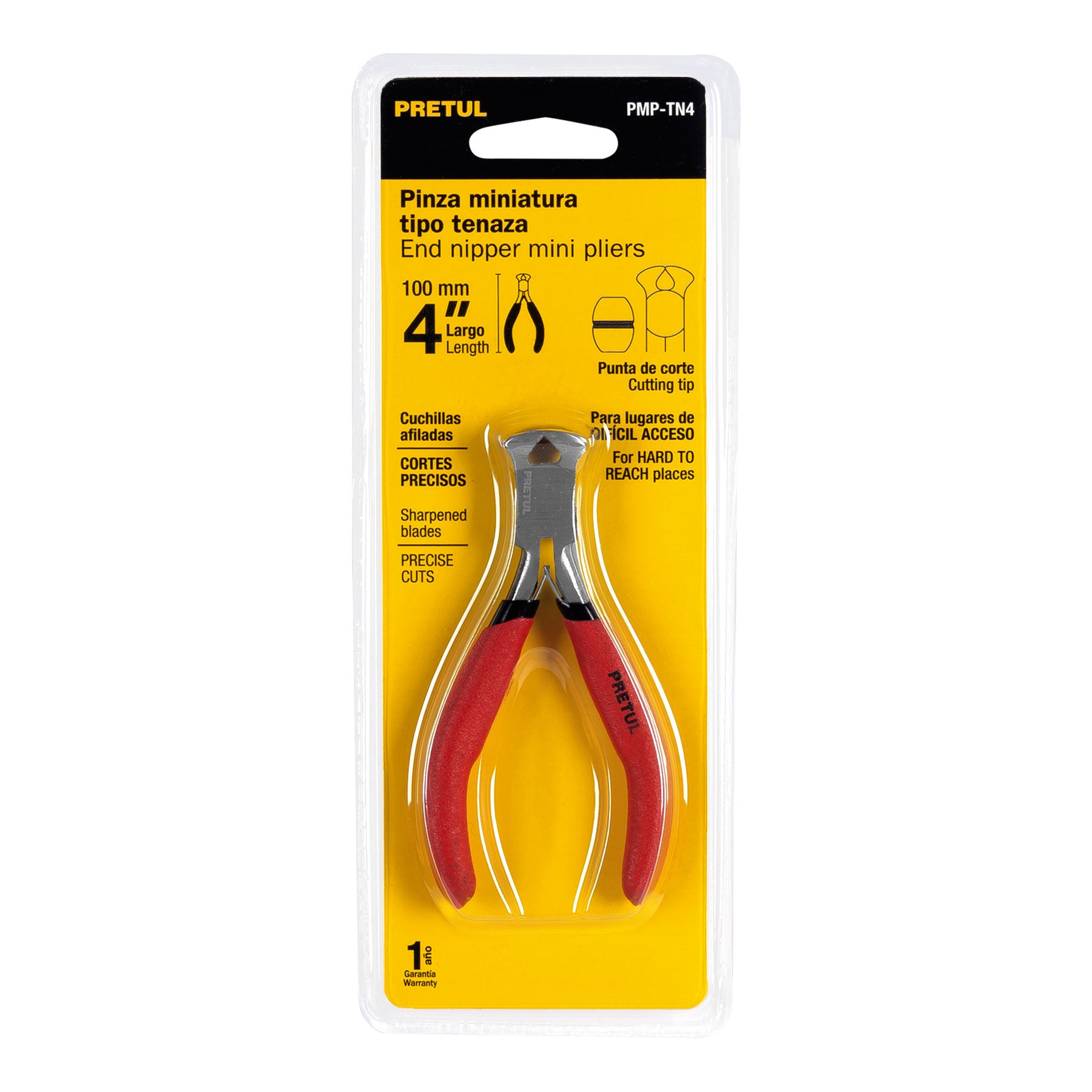 Mini pinza tipo tenaza 4", Pretul