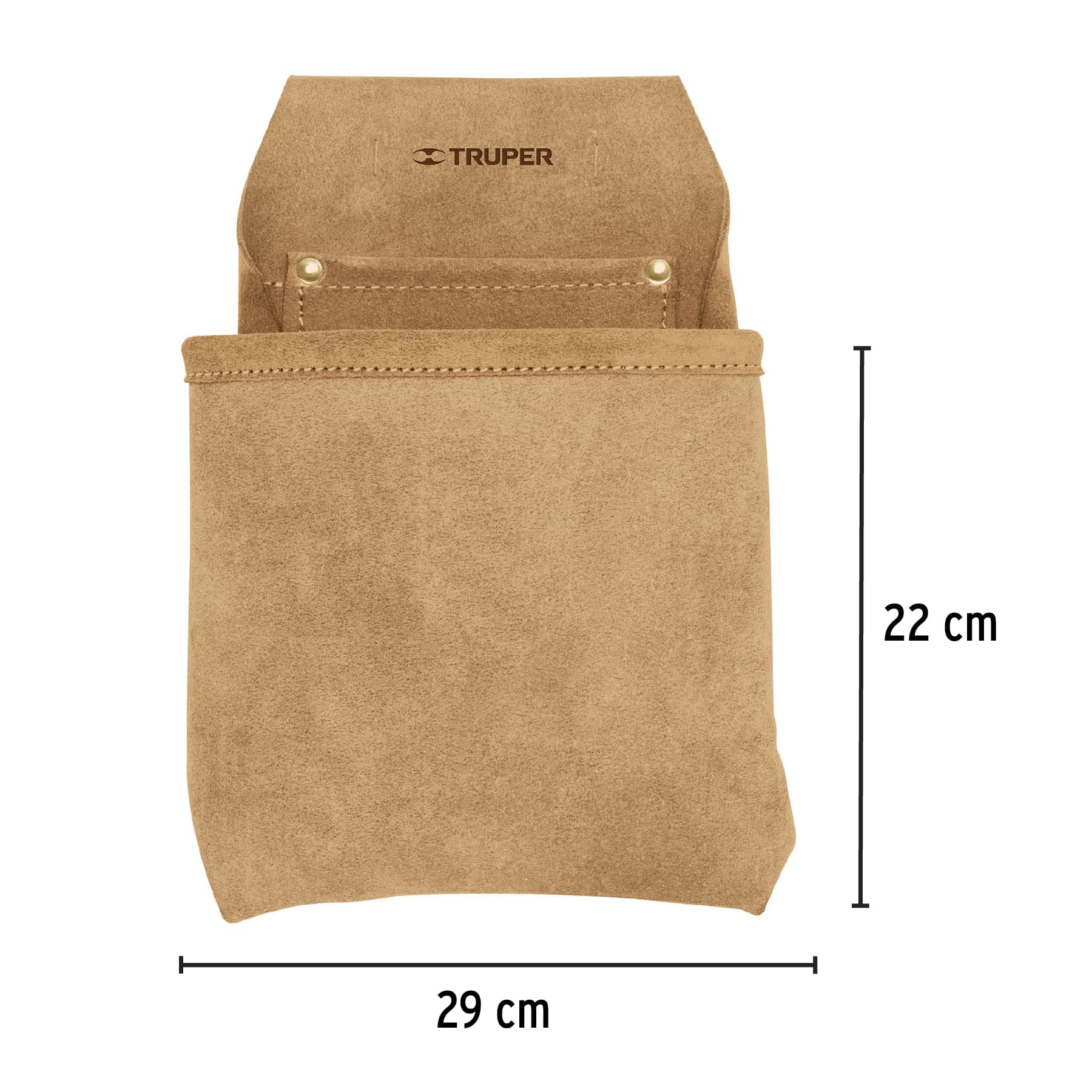 Porta herramientas de clavos con 2 compartimentos, Truper