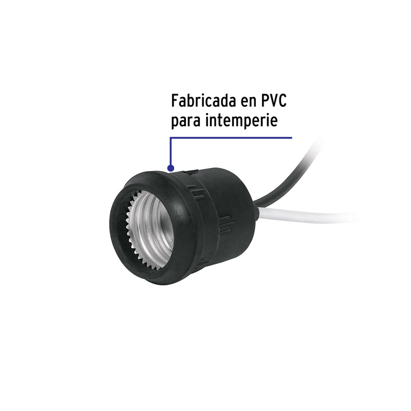 PortaLámpara de PVC para intemperie,  a granel,  Volteck