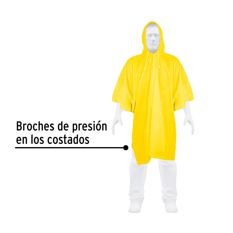 Poncho o capamanga ligero de PVC,  Pretul