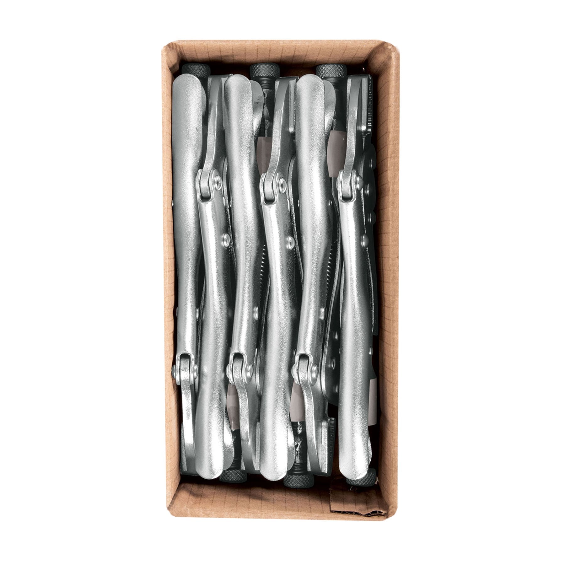 Pinza de presión 10" mordaza recta, a granel, Pretul