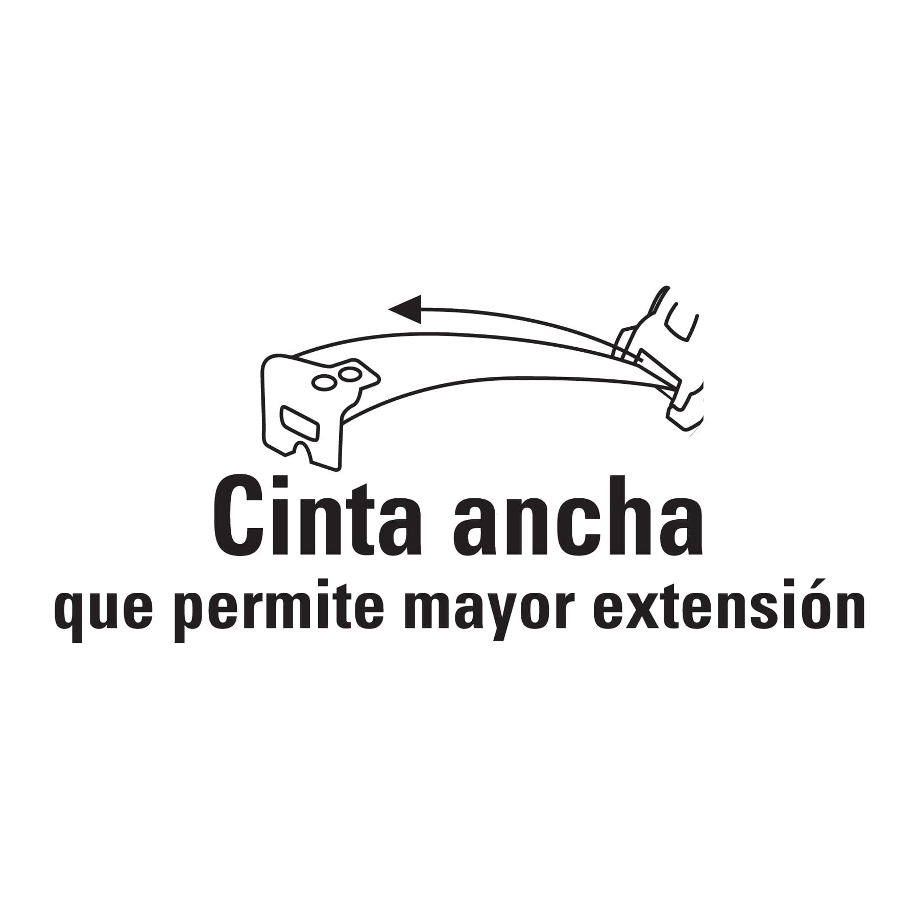 Flexómetro azul 5.5 m cinta 25 mm, en tarjeta, Pretul
