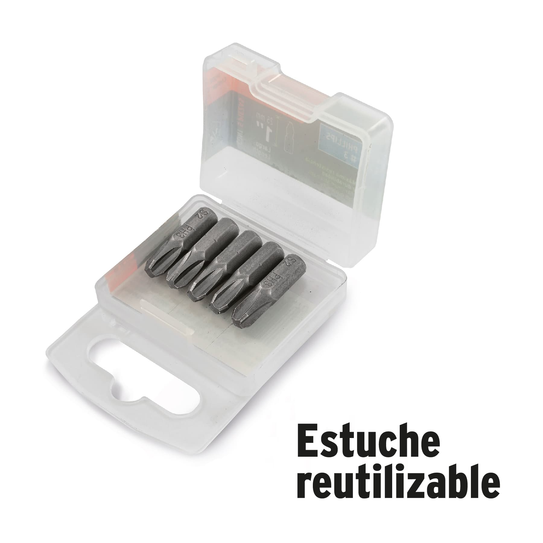 Estuche con 5 puntas torx T30 con seguro largo 1", Expert