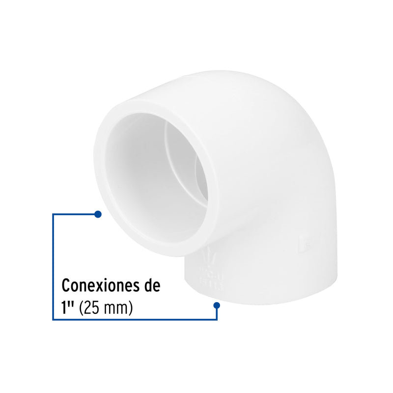 Codo 90? de PVC de 1",  Foset
