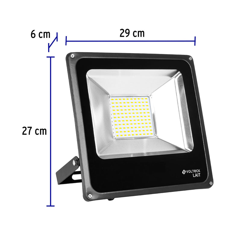 Reflector delgado de LED 50 W luz cálida,  Volteck