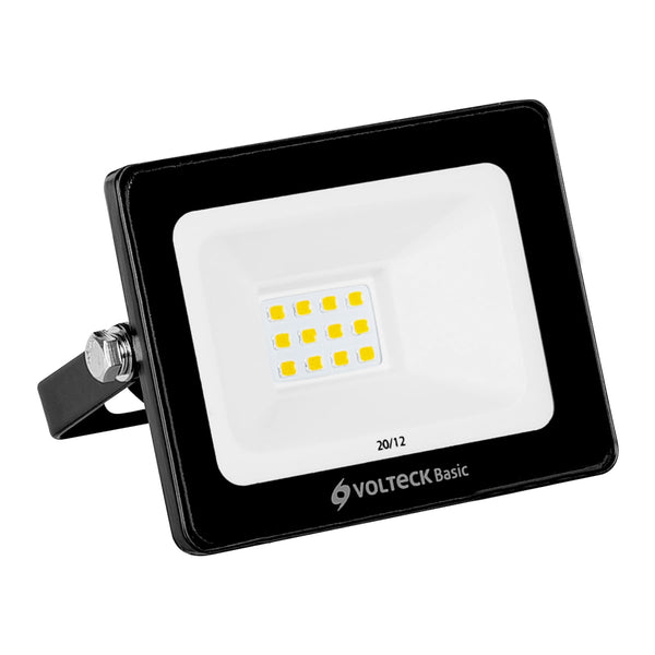 Reflector ultra delgado LED 10 W luz cálida,  Volteck Basic