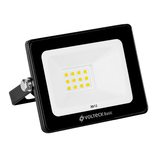 Reflector ultra delgado LED 10 W luz de día,  Volteck Basic