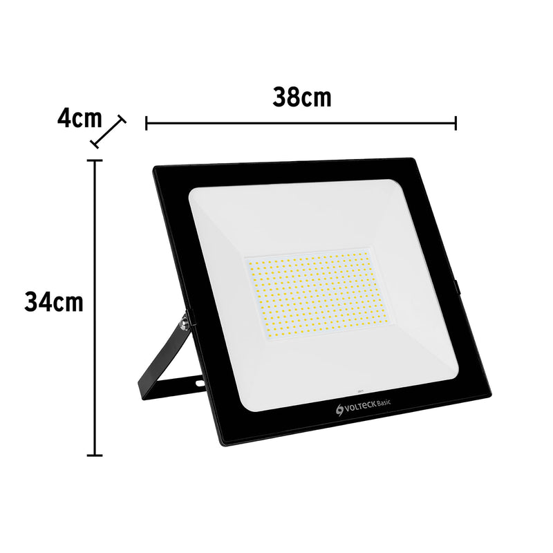 Reflector ultra delgado LED 200 W luz de día,  Volteck Basic