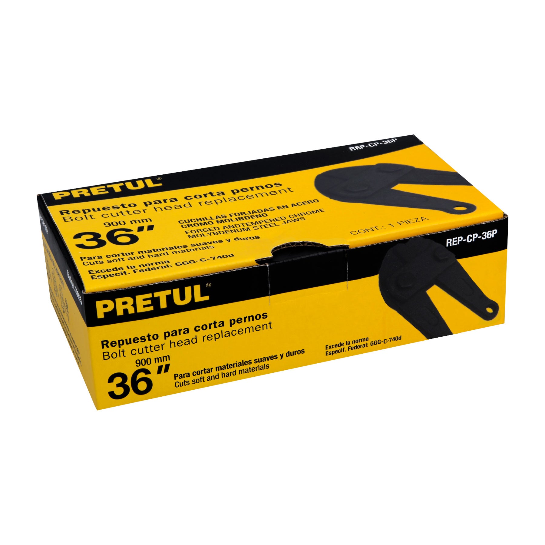 Cuchillas de repuesto para cortapernos 36", Pretul