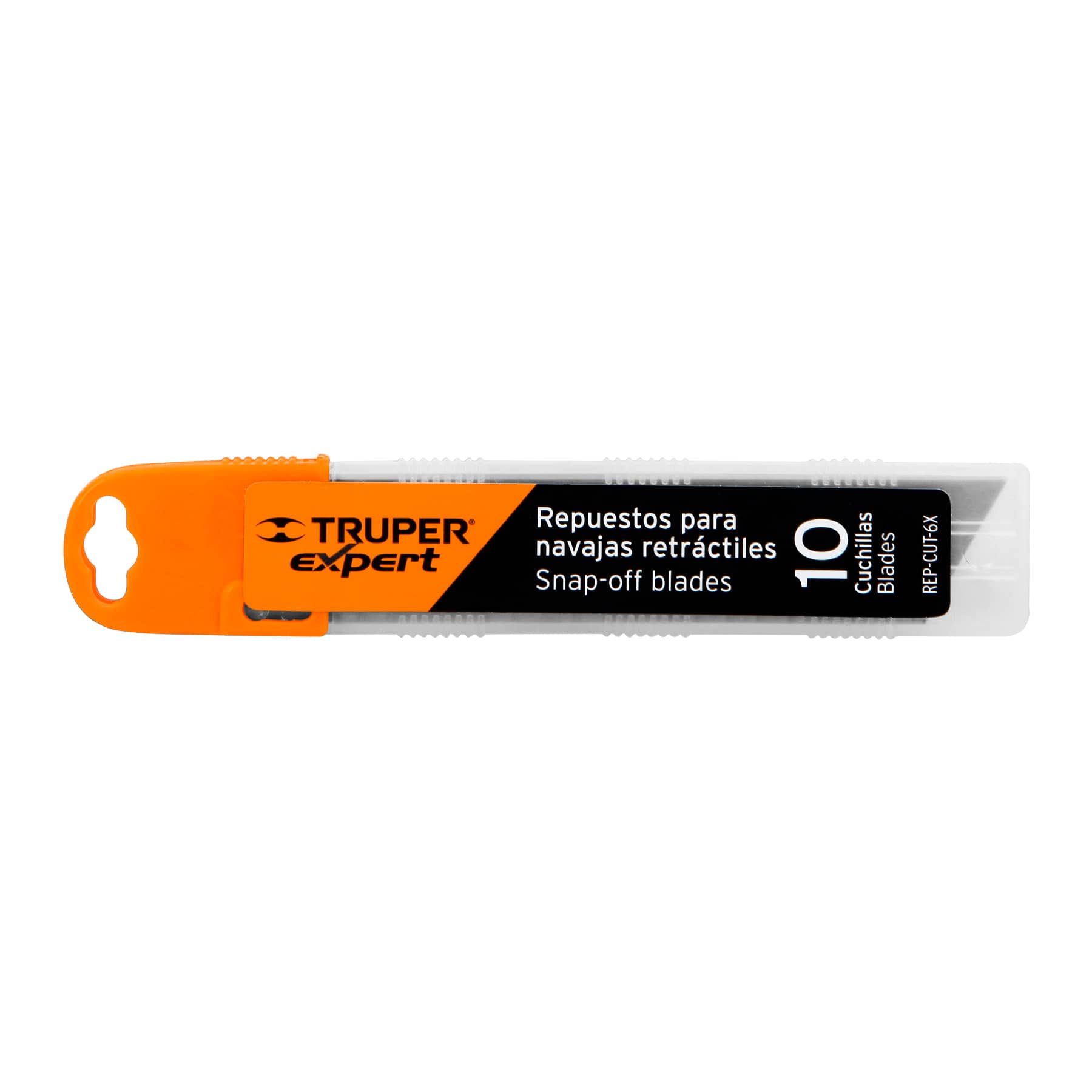 Estuche con 10 cuchillas SK2 de 18 mm para cúter, Expert