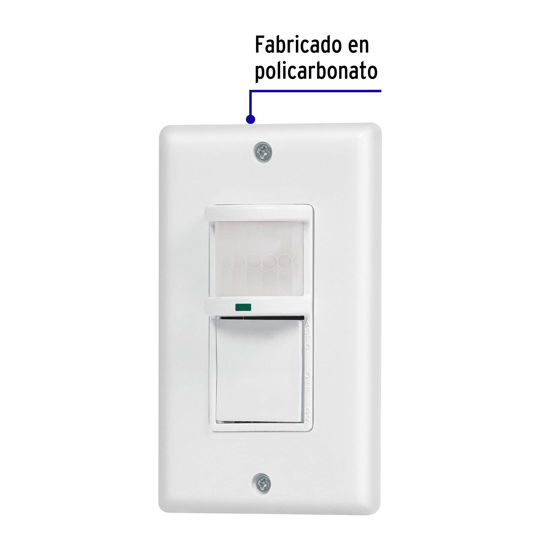 Sensor de movimiento con interruptor de pared, Volteck