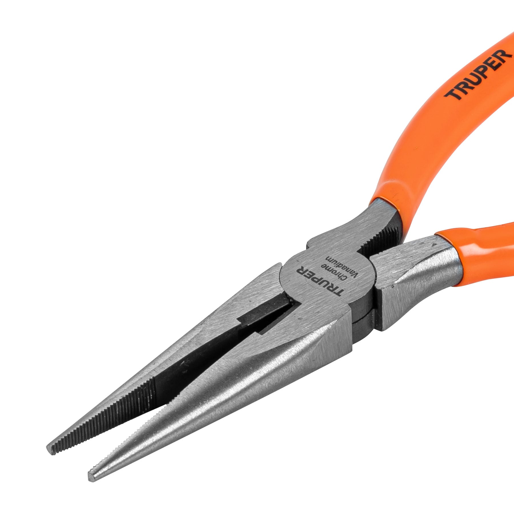 Pinza de punta y corte 8" mango de PVC, Truper