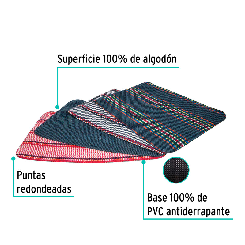 Tapete de jerga de 60 cm,  Klintek
