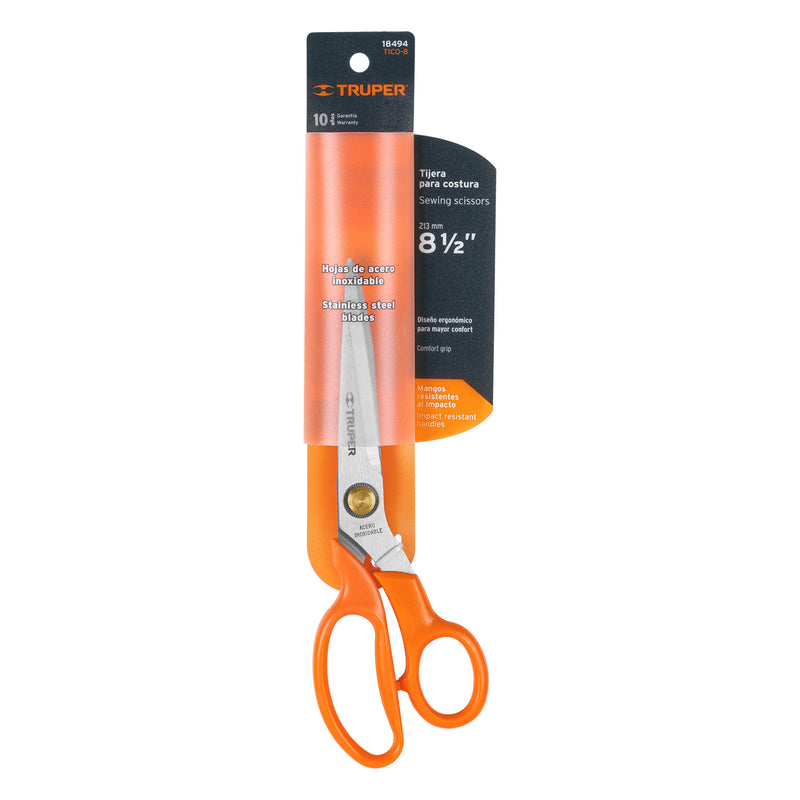 Tijera 8-1/2" de acero inoxidable para costura,  Truper