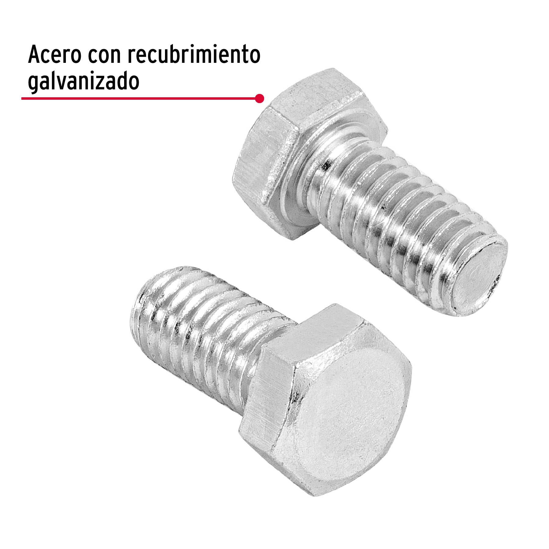 Bolsa con 50 tornillos 3/8" x 3/4" tipo máquina, Fiero