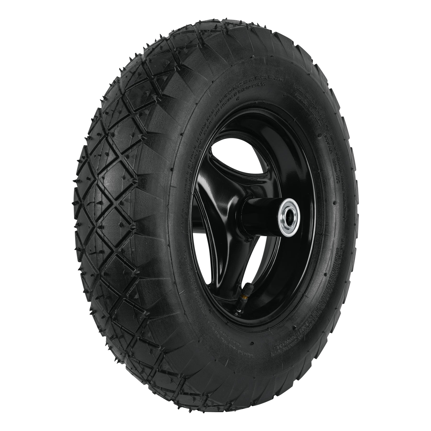 Carretilla concha plástica 5 ft3 Neumática b/tubular, Pretul