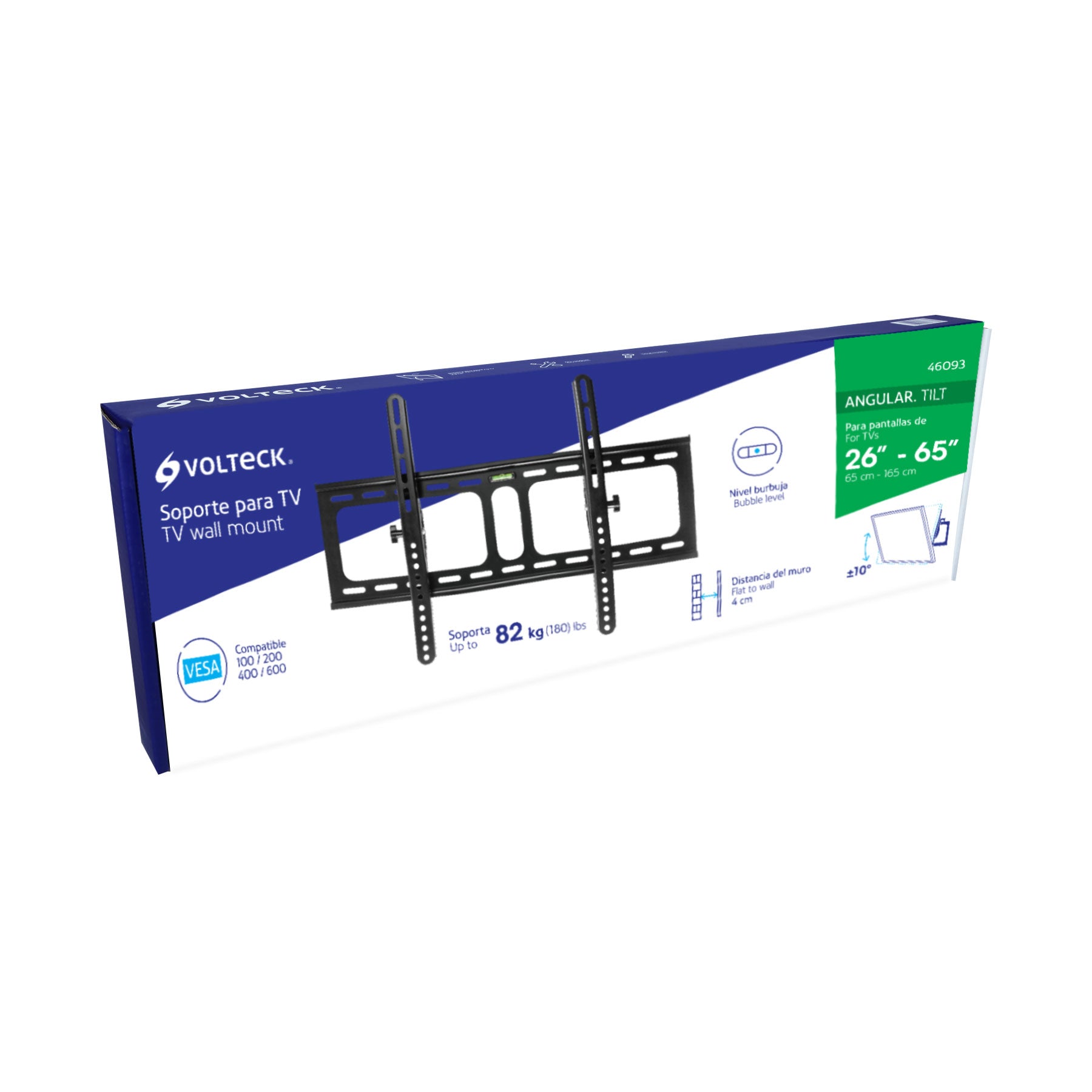 Soporte para pantallas de 26" a 65" con movimiento angular