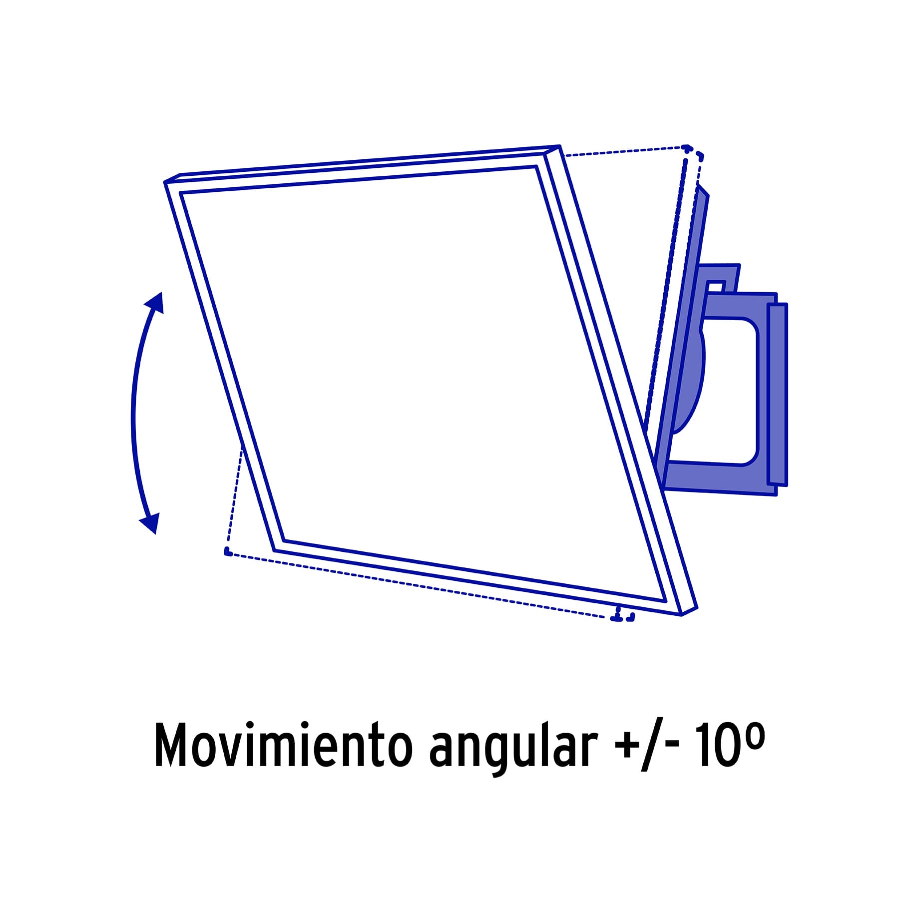 Soporte para pantallas de 26" a 65" con movimiento angular