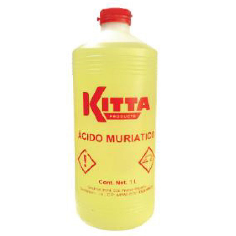 Ácido muriático Kitta, 1 litro