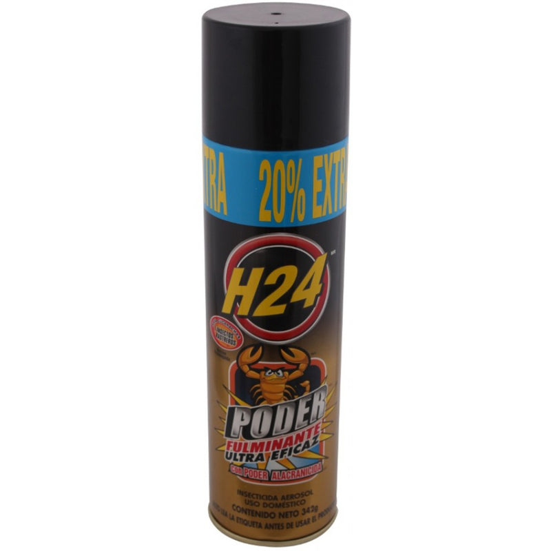 Insecticida en aerosol H24 poder fulminante, 342g